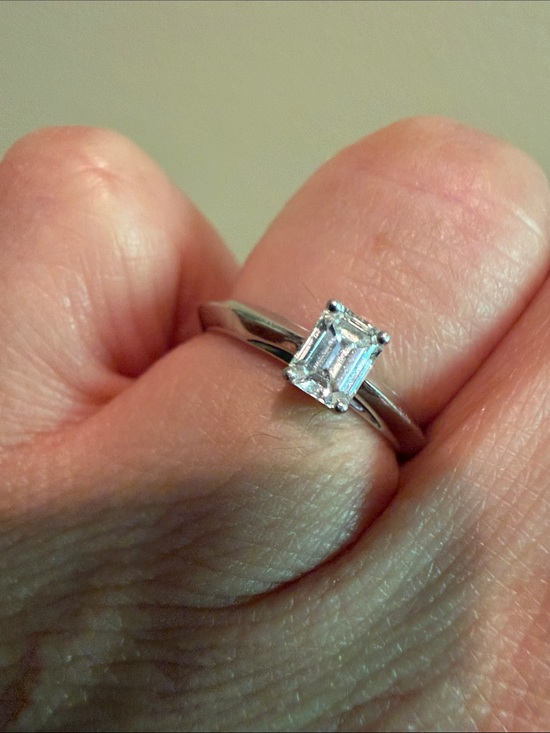 Tiffany & Co. Jewelry - Tiffany & Co. Emerald-Cut Solitaire Ring - Platinum
.39ct
